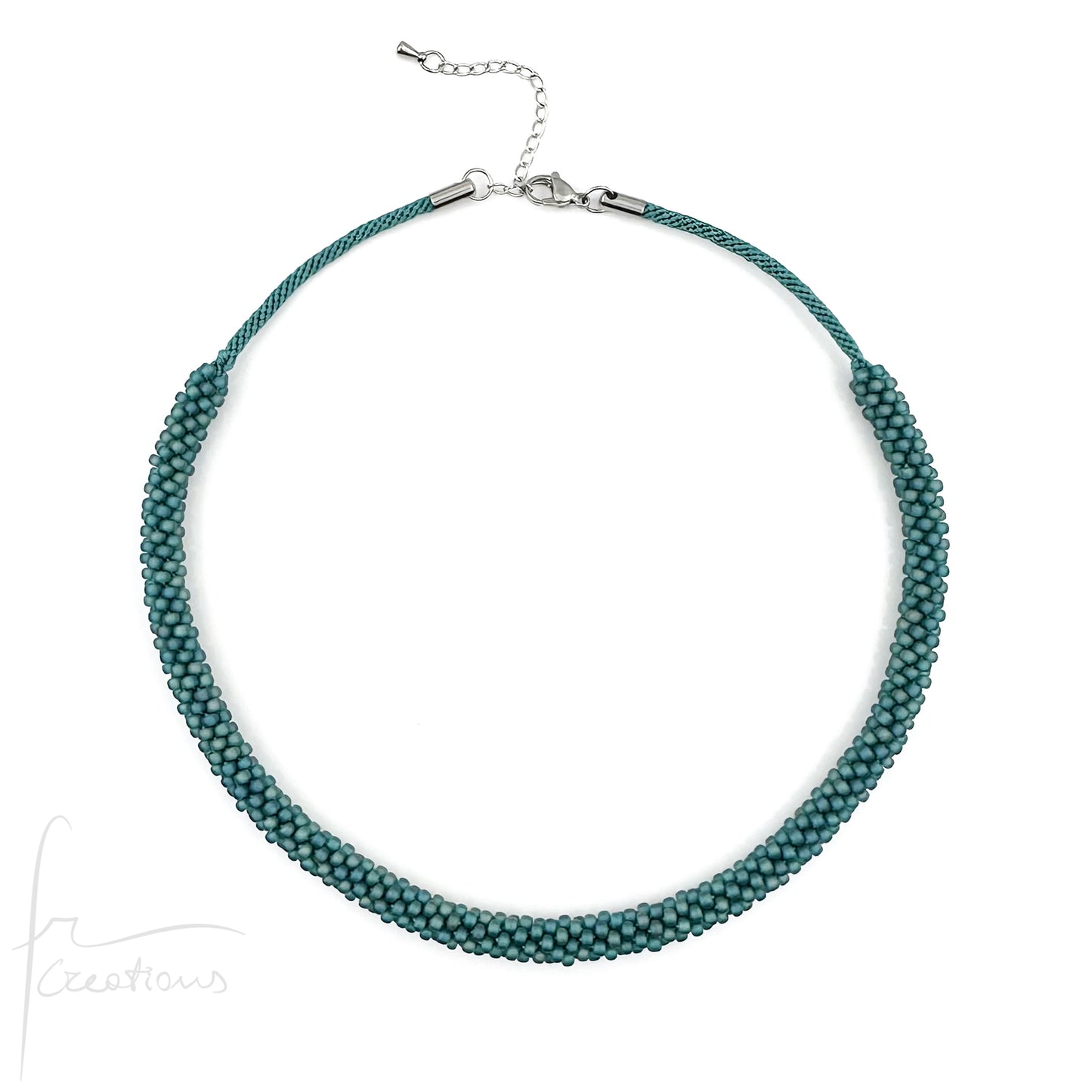 Collane girocollo Snake MAXI con perline intrecciate a mano