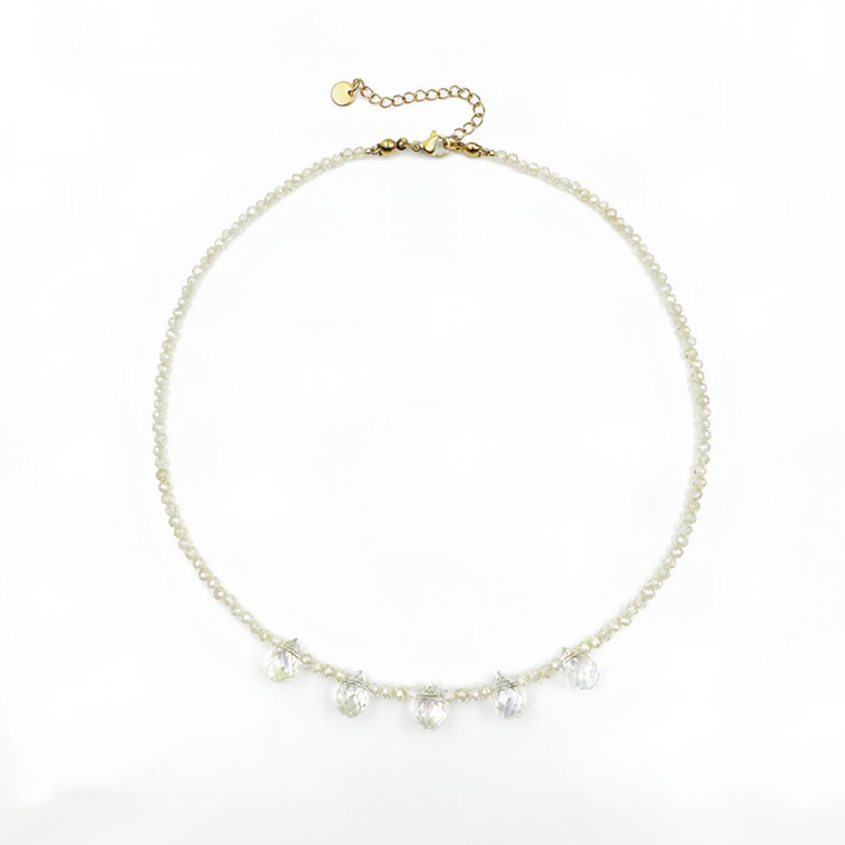 Collana girocollo Dew con cubic zirconia e cristalli di Swarovski