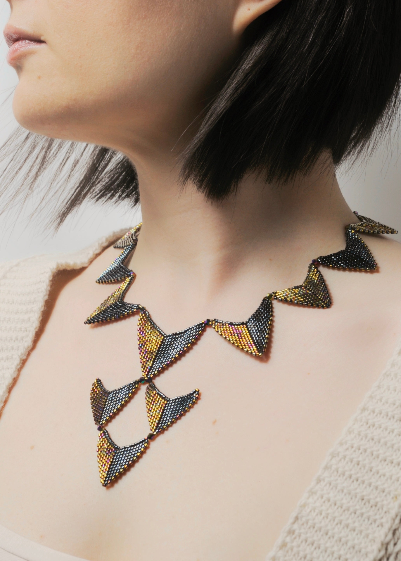 Collana triangoli collezioni Unique di effeerrecretions