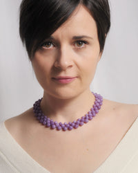 Collane Girocollo Alexandra fatte a mano in tessitura con pietre naturali