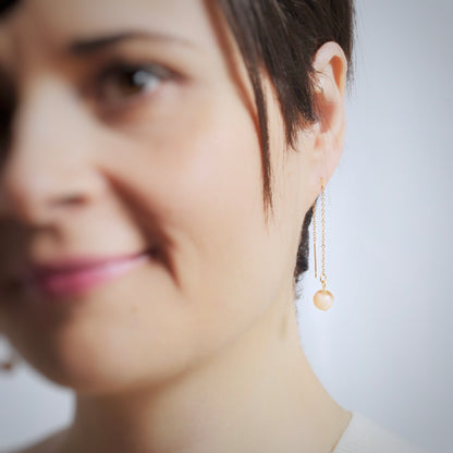 Grace Saliscendi Earrings in NATURAL STONES