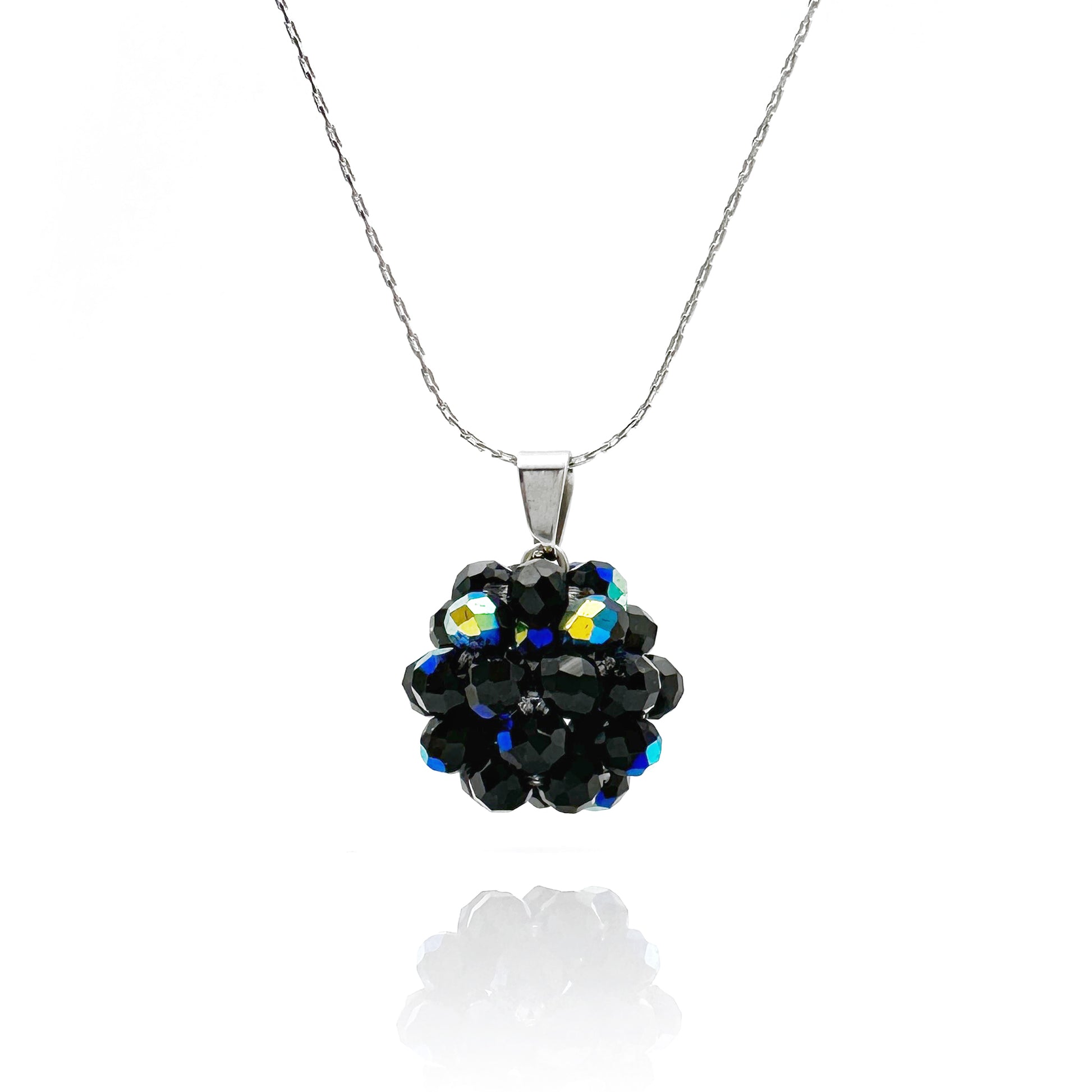 Collana girocollo Bold Estel con cristalli cuciti in tessitura