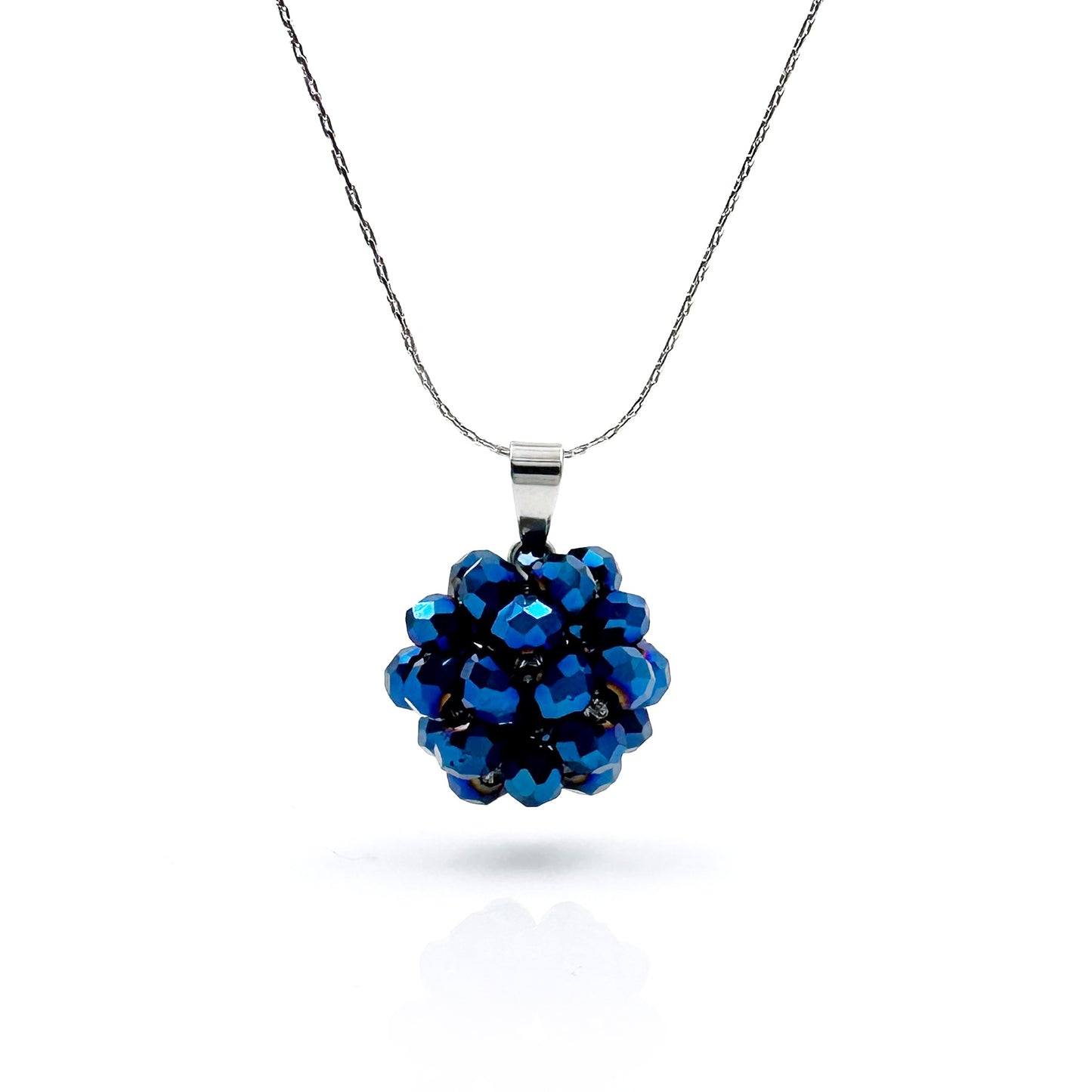 Collana girocollo Bold Estel con cristalli cuciti in tessitura