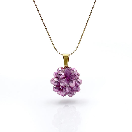 Collana girocollo Bold Estel con cristalli cuciti in tessitura