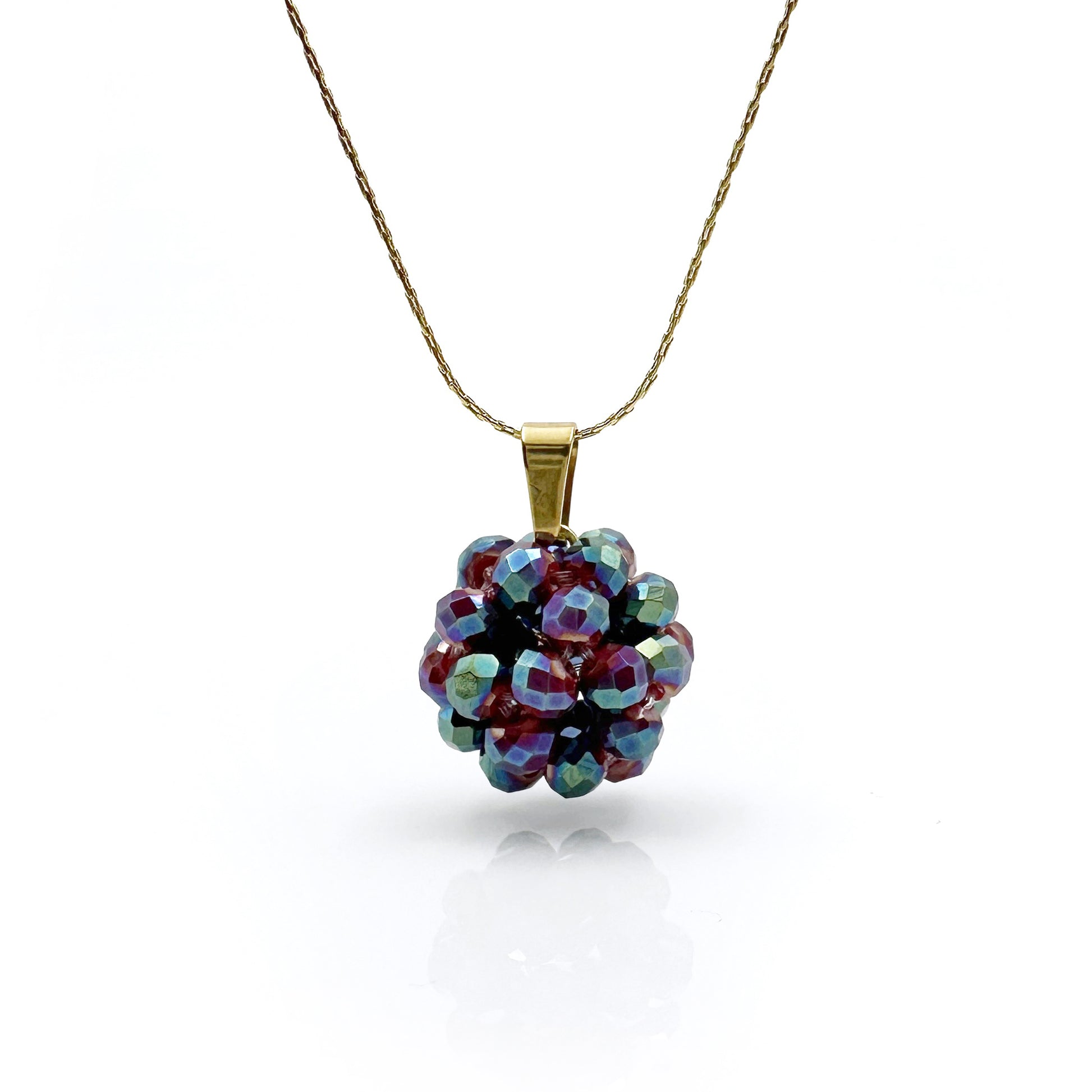 Collana girocollo Bold Estel con cristalli cuciti in tessitura