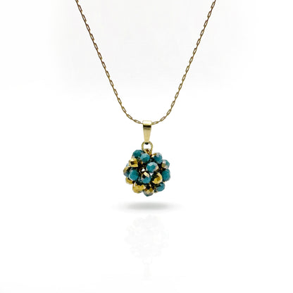Collana girocollo Estel Mini con cristalli cuciti in tessitura
