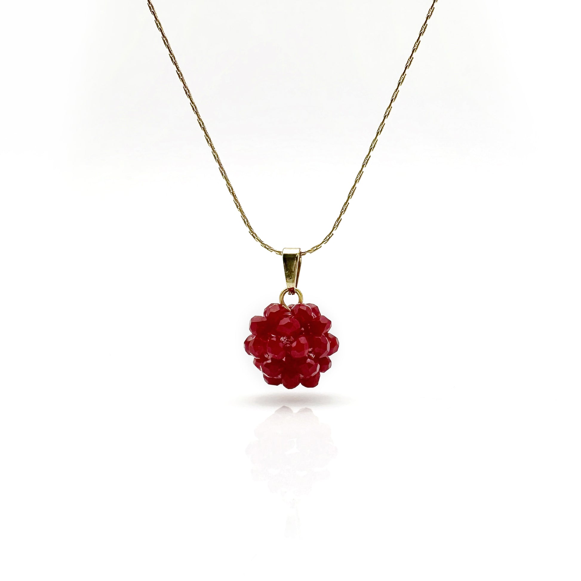 Collana girocollo Estel Mini con cristalli cuciti in tessitura