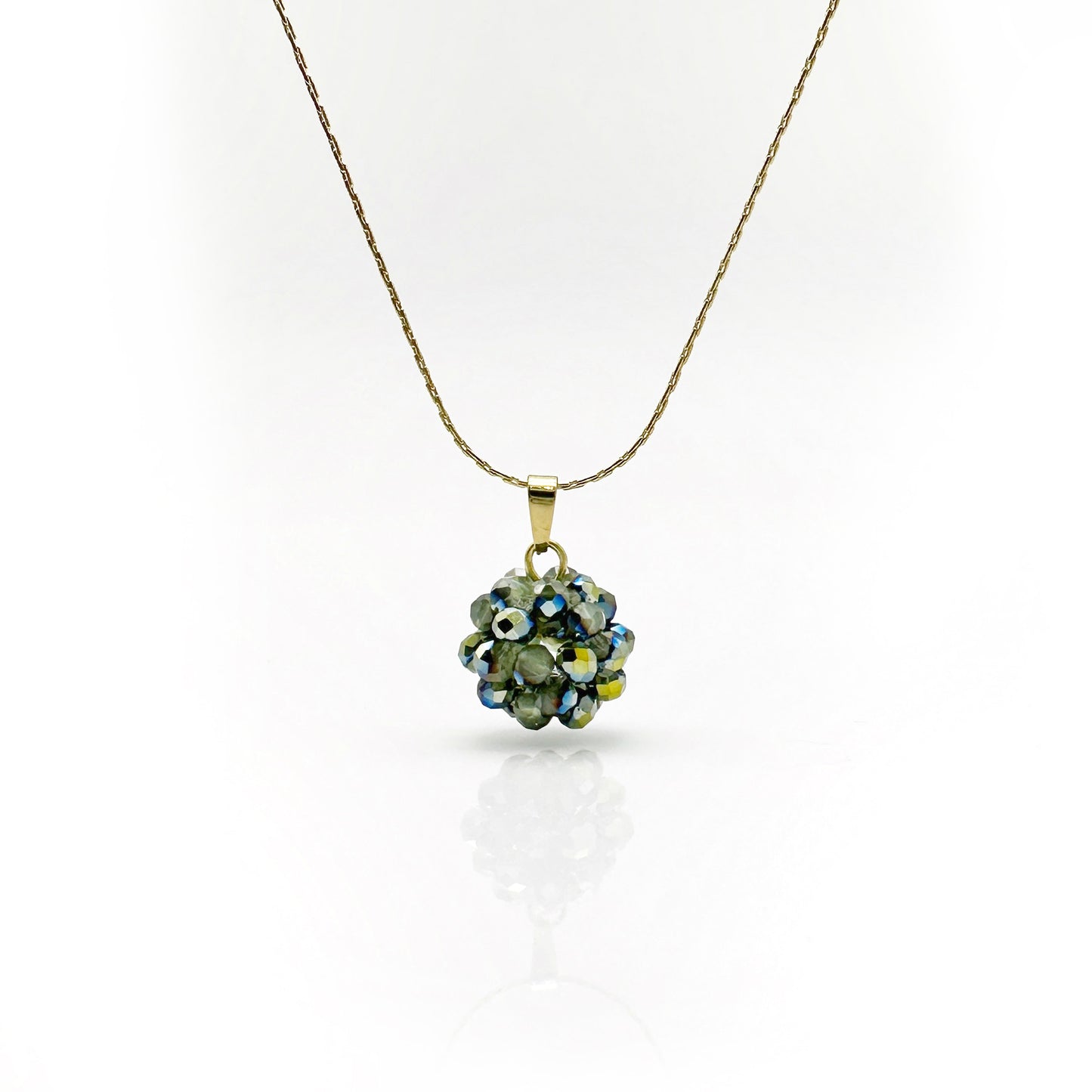 Collana girocollo Estel Mini con cristalli cuciti in tessitura