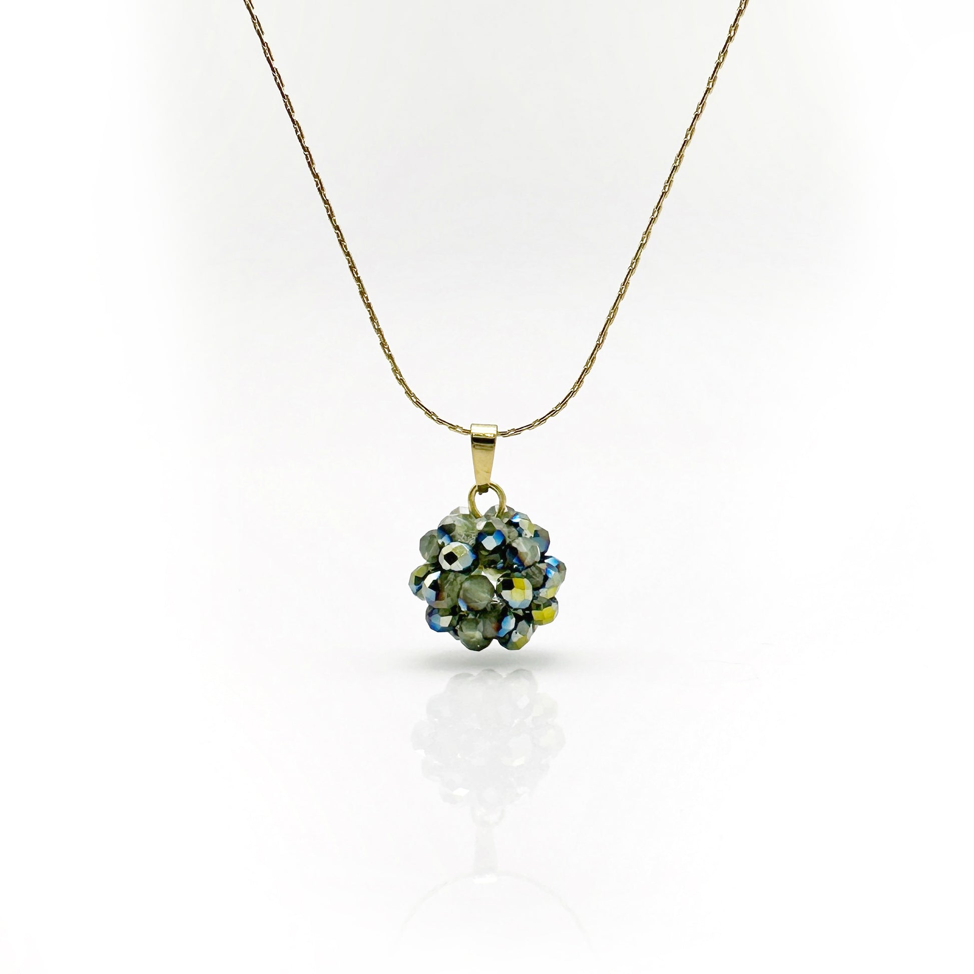 Collana girocollo Estel Mini con cristalli cuciti in tessitura