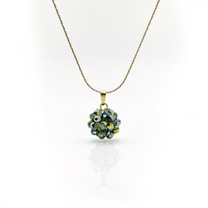 Collana girocollo Estel Mini con cristalli cuciti in tessitura
