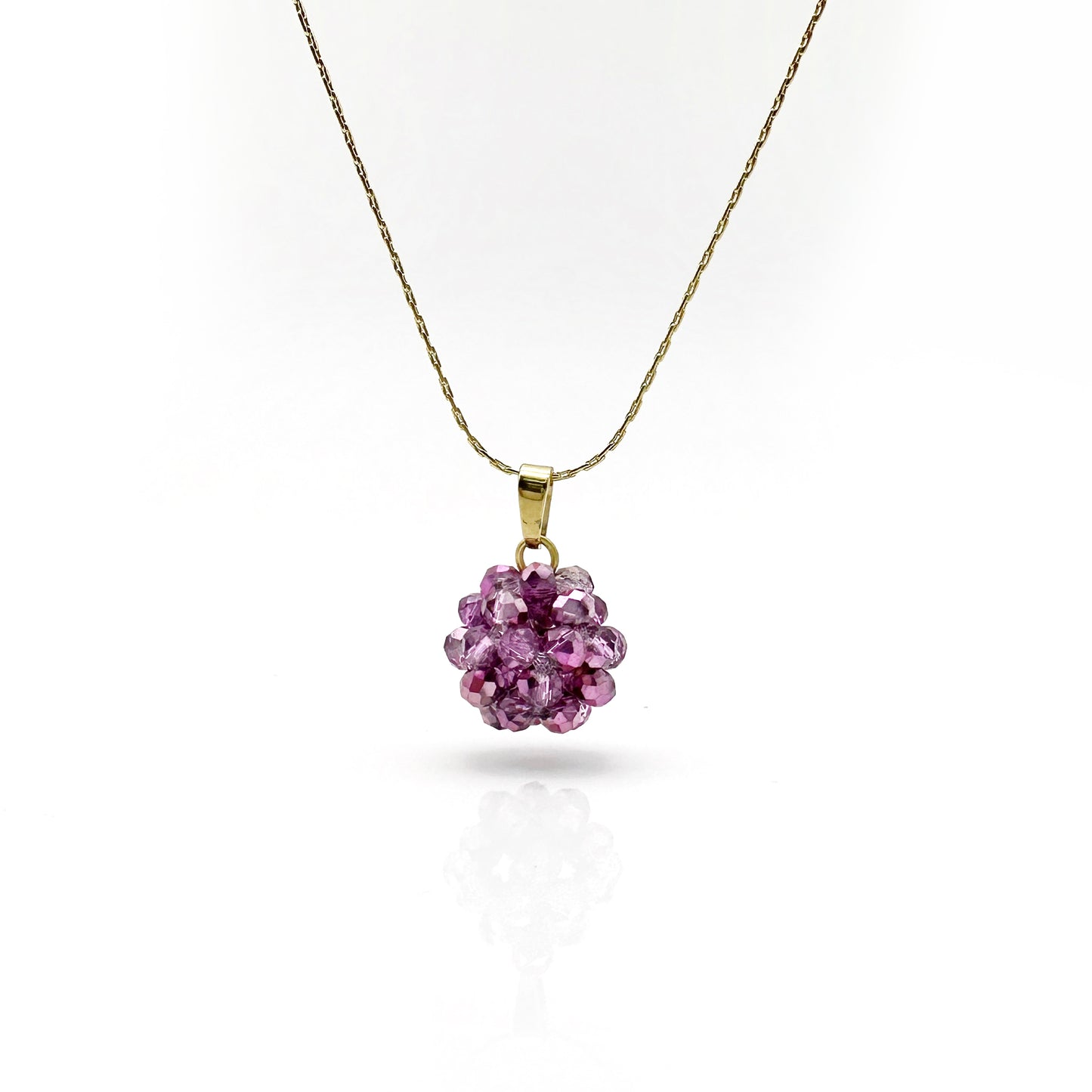 Collana girocollo Estel Mini con cristalli cuciti in tessitura