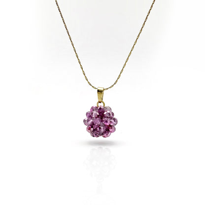 Collana girocollo Estel Mini con cristalli cuciti in tessitura