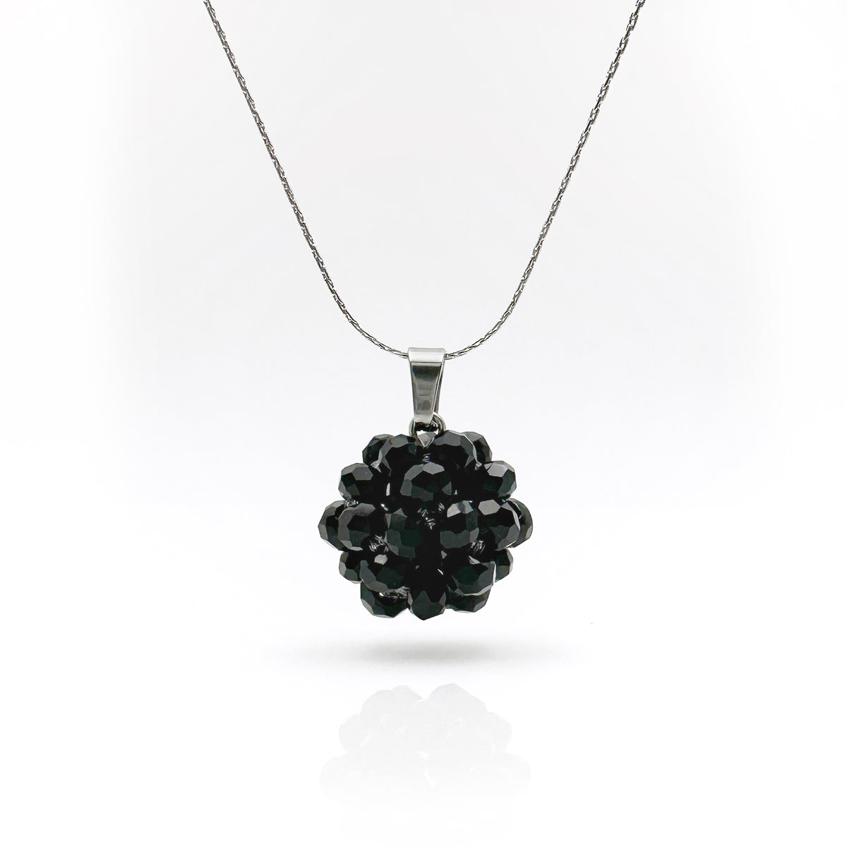 Collana girocollo Estel Mini con cristalli cuciti in tessitura