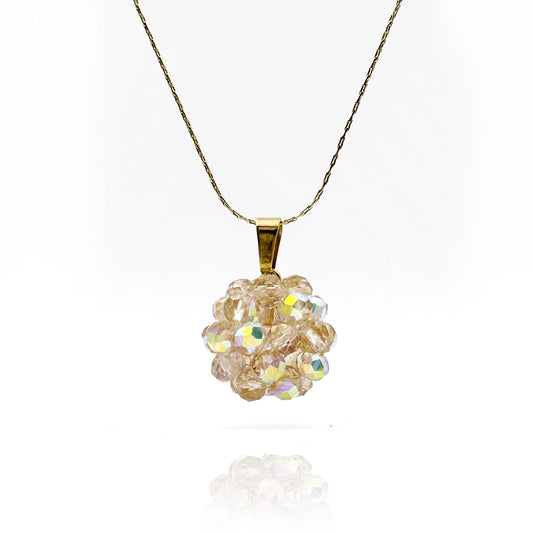 Collana girocollo Estel Mini con cristalli cuciti in tessitura