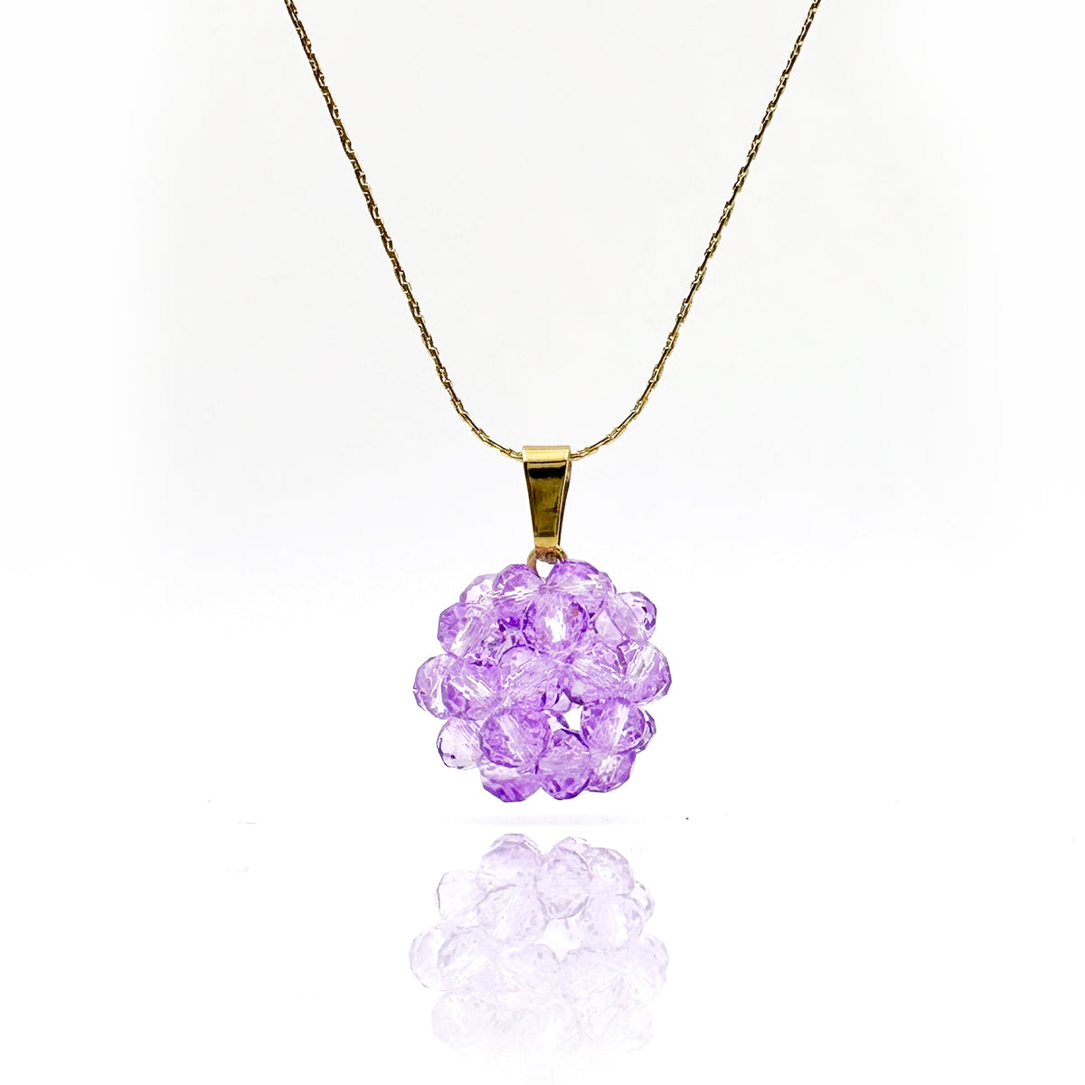 Collana girocollo Estel Mini con cristalli cuciti in tessitura