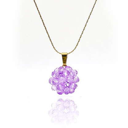 Collana girocollo Estel Mini con cristalli cuciti in tessitura