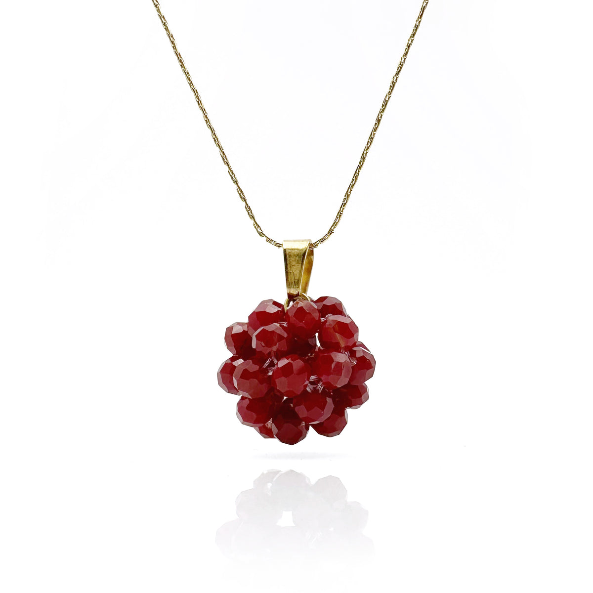 Collana girocollo Estel Mini con cristalli cuciti in tessitura