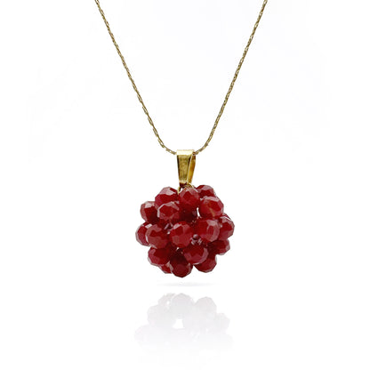 Collana girocollo Estel Mini con cristalli cuciti in tessitura