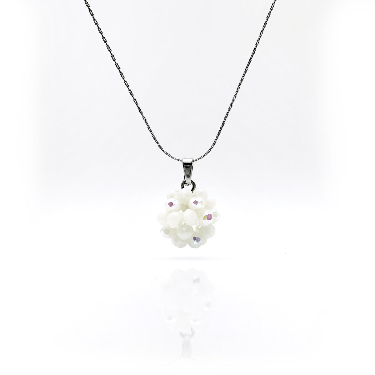 Collana girocollo Estel Mini con cristalli cuciti in tessitura
