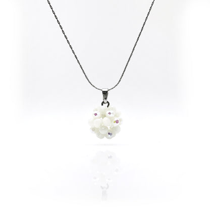 Collana girocollo Estel Mini con cristalli cuciti in tessitura