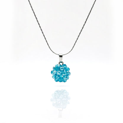 Collana girocollo Estel Mini con cristalli cuciti in tessitura