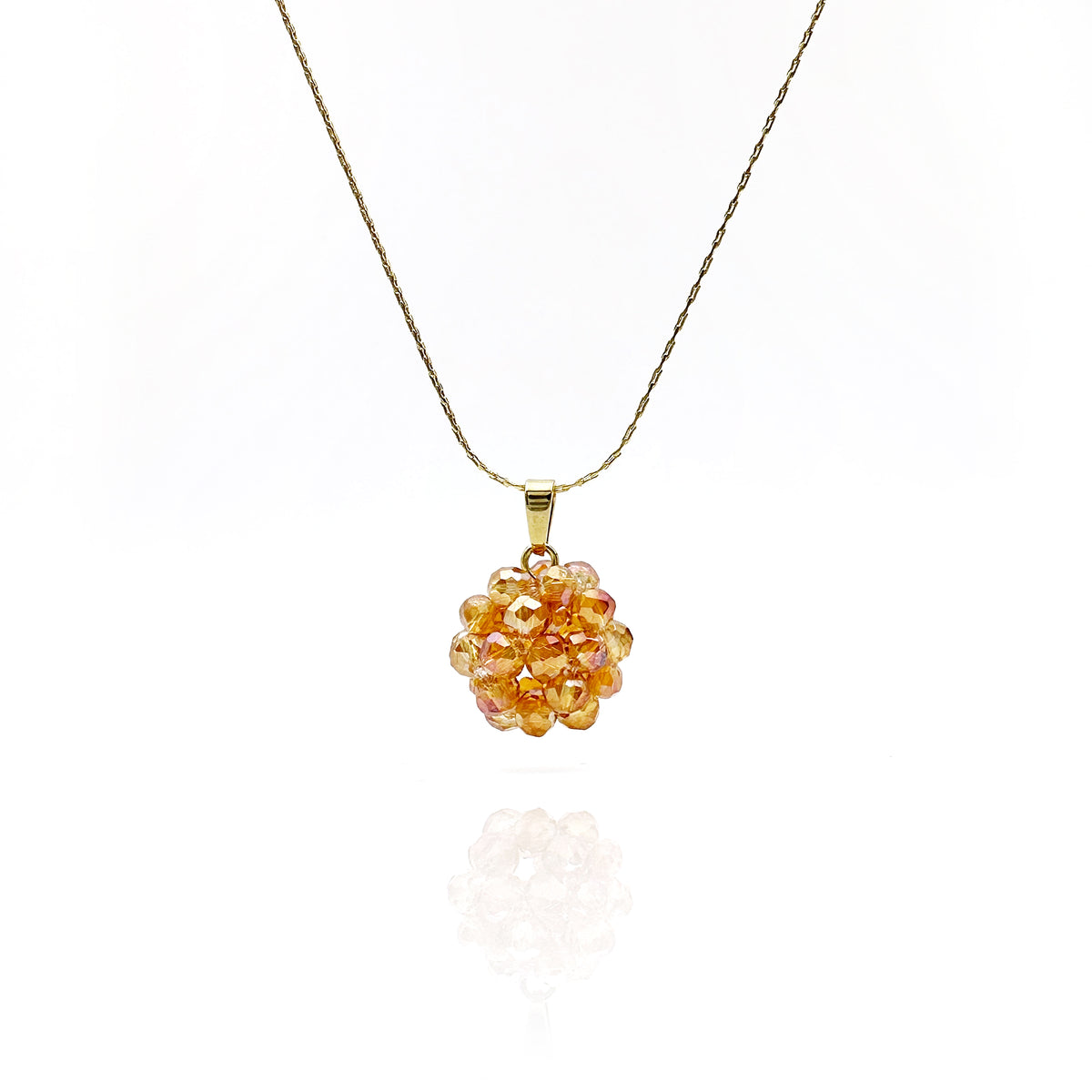 Collana girocollo Estel Mini con cristalli cuciti in tessitura