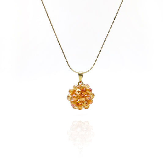 Collana girocollo Estel Mini con cristalli cuciti in tessitura