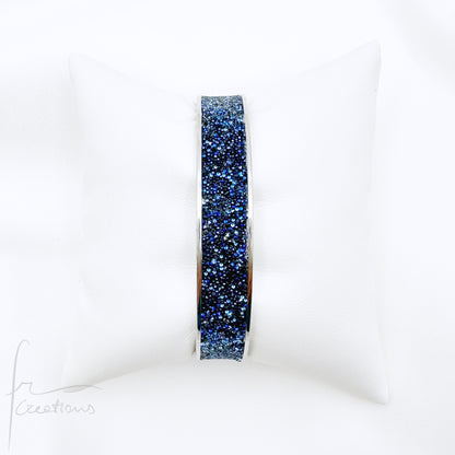 Bracciale a fascia Rigido in acciaio inox e Cristali Austriaci Originali