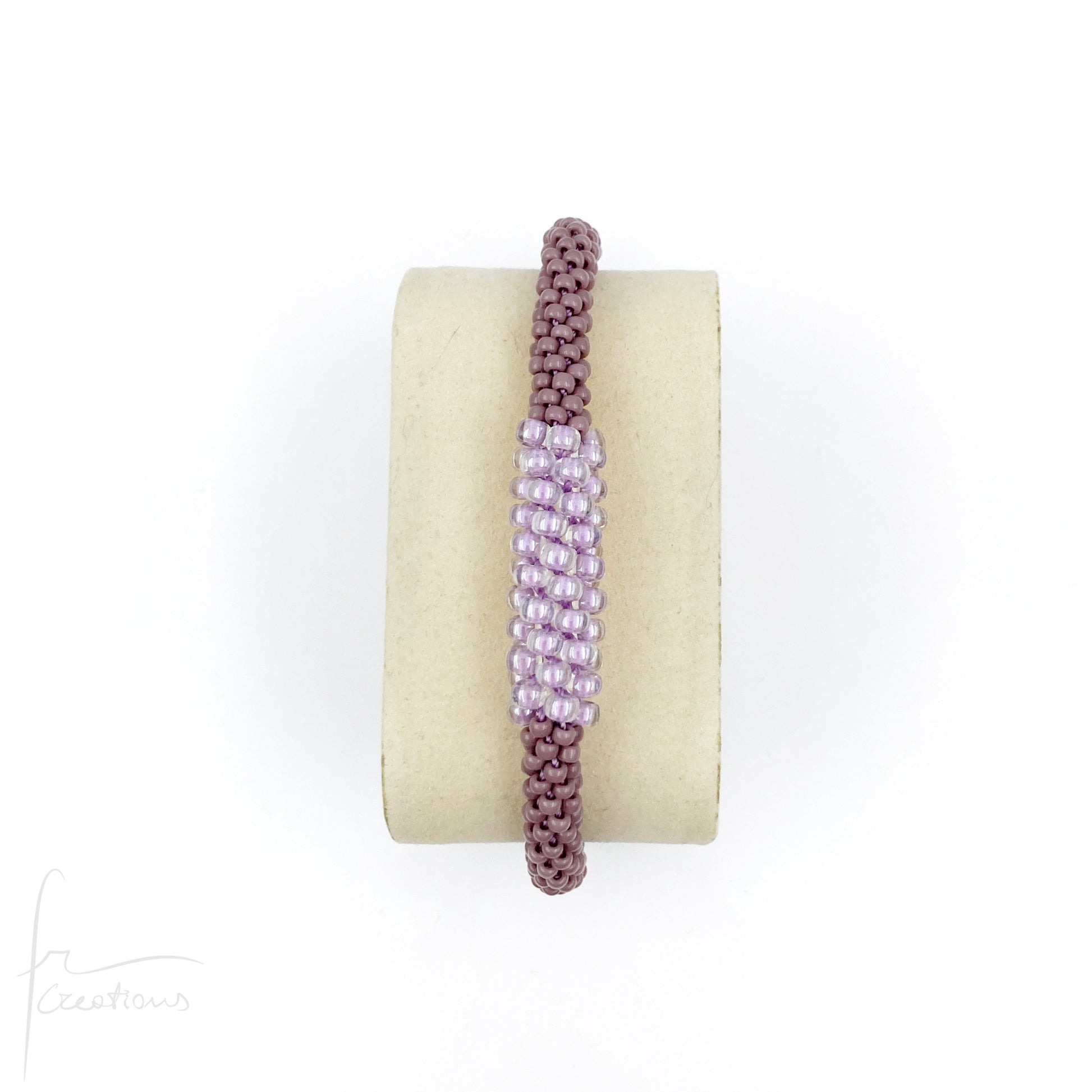 Bracciali semirigidi Snake Duo intrecciati a mano con perline